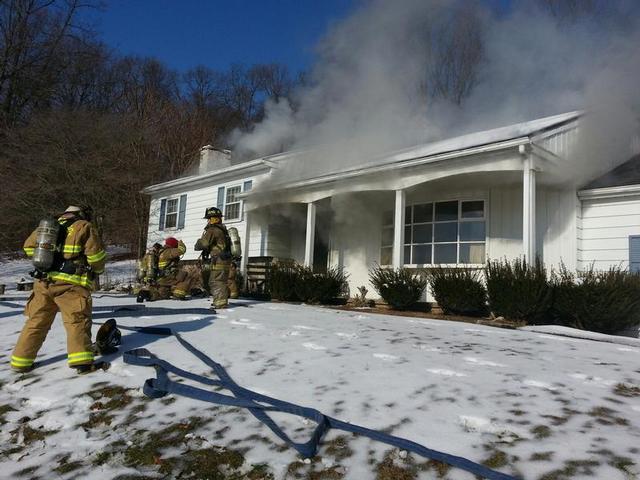 House fire - Rt. 10 - Dec 2013